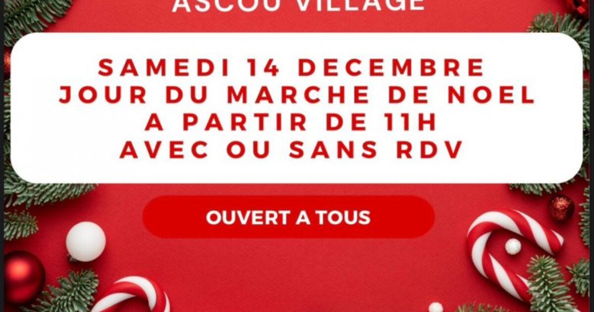 Celebrate Christmas Magic at Ascou's Festive Market