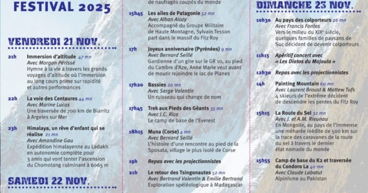 Reel Adventures: A Mountain Film Festival in Ganac