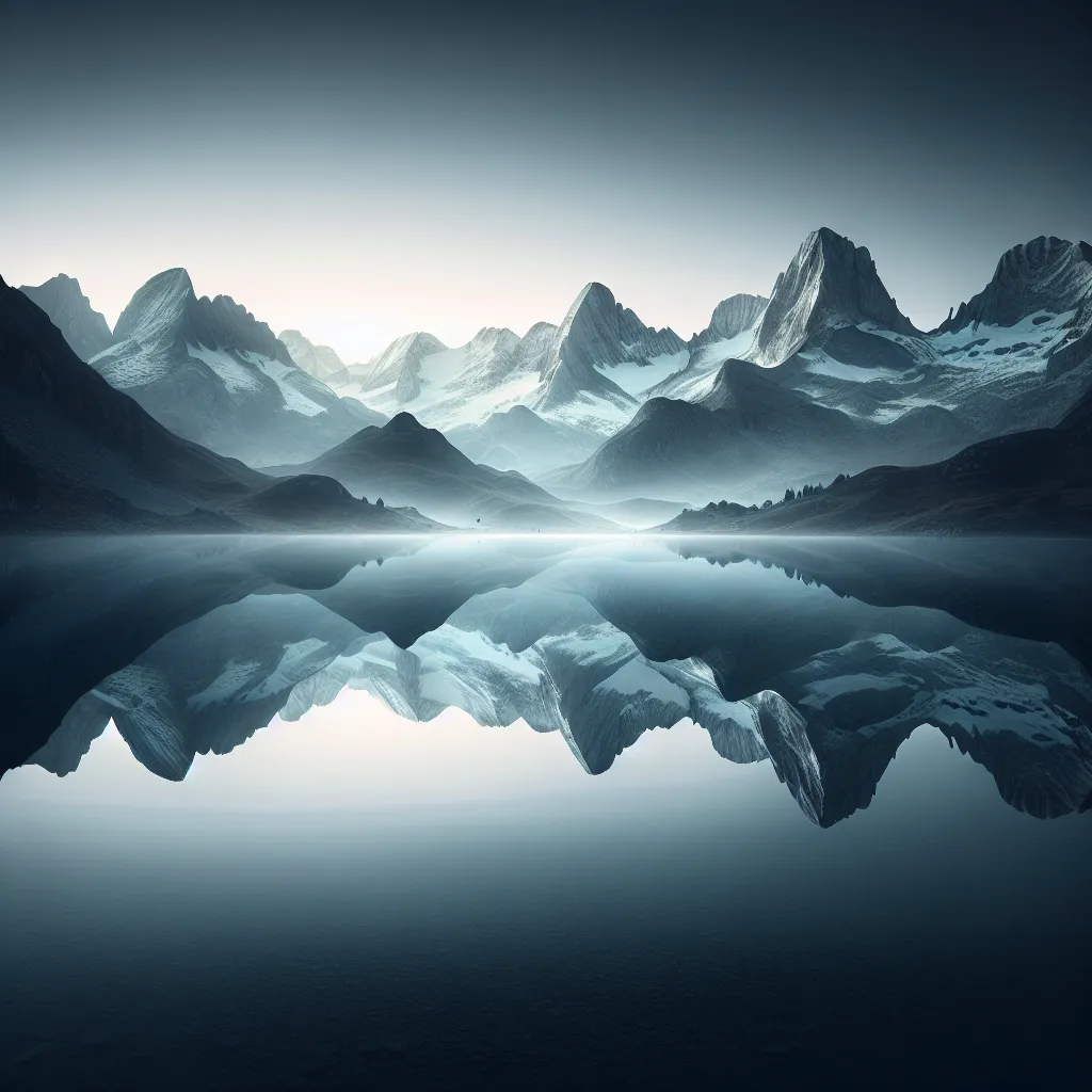 Alpine Lake Reflection