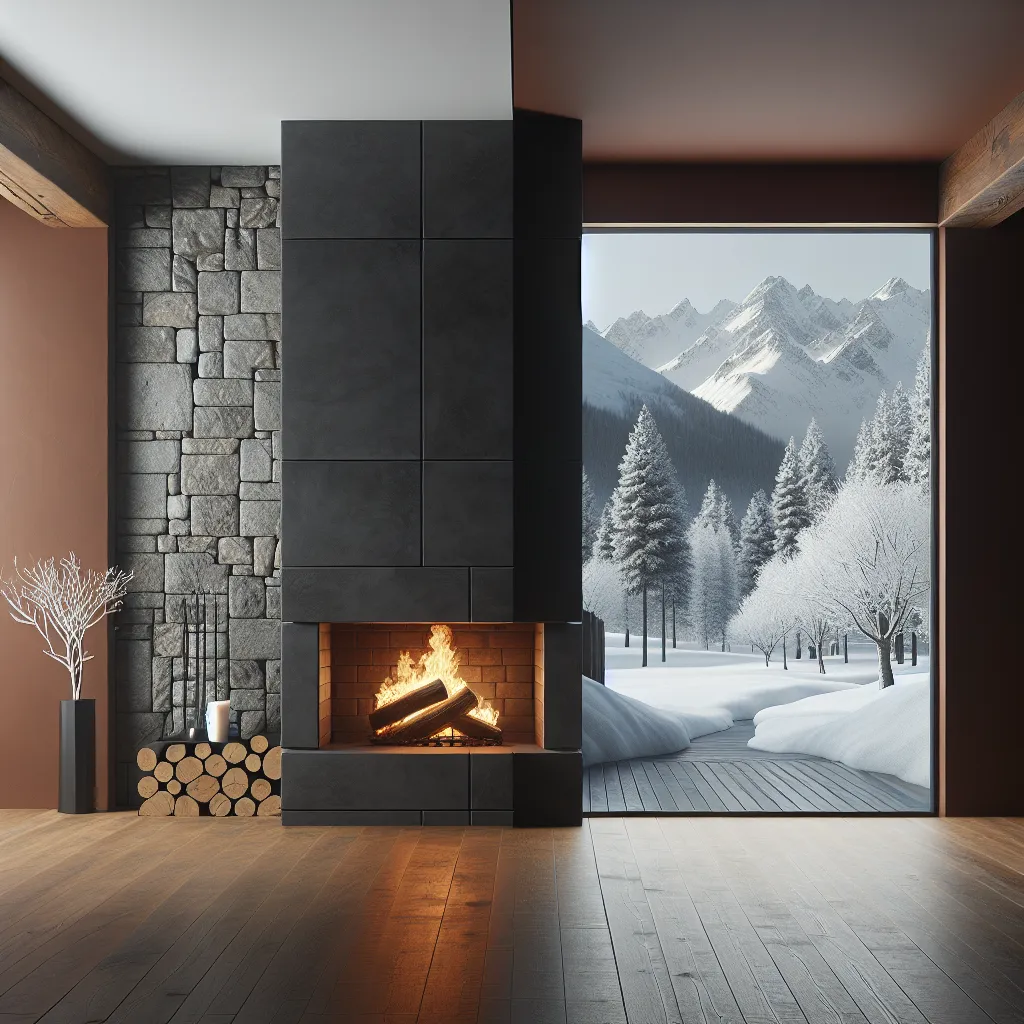 Interior Acogedor con Chimenea