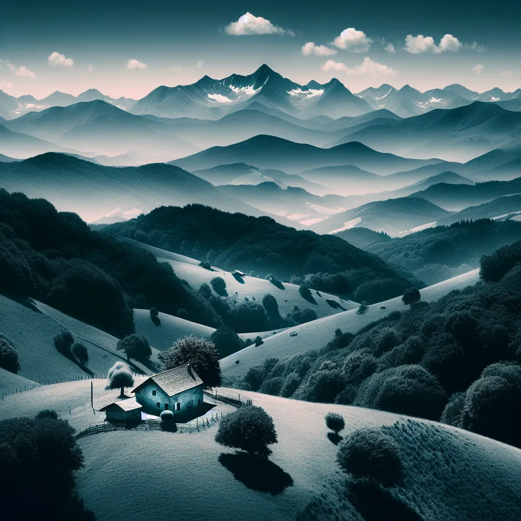 Pyrenees Mountain Setting