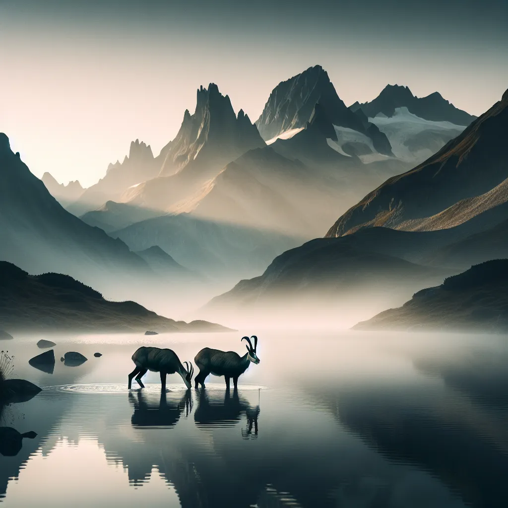 Mountain Lake Wildlife