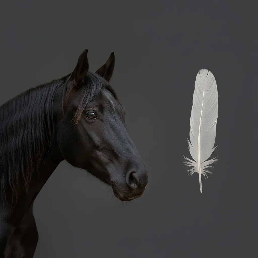 Merens Horse Close-Up