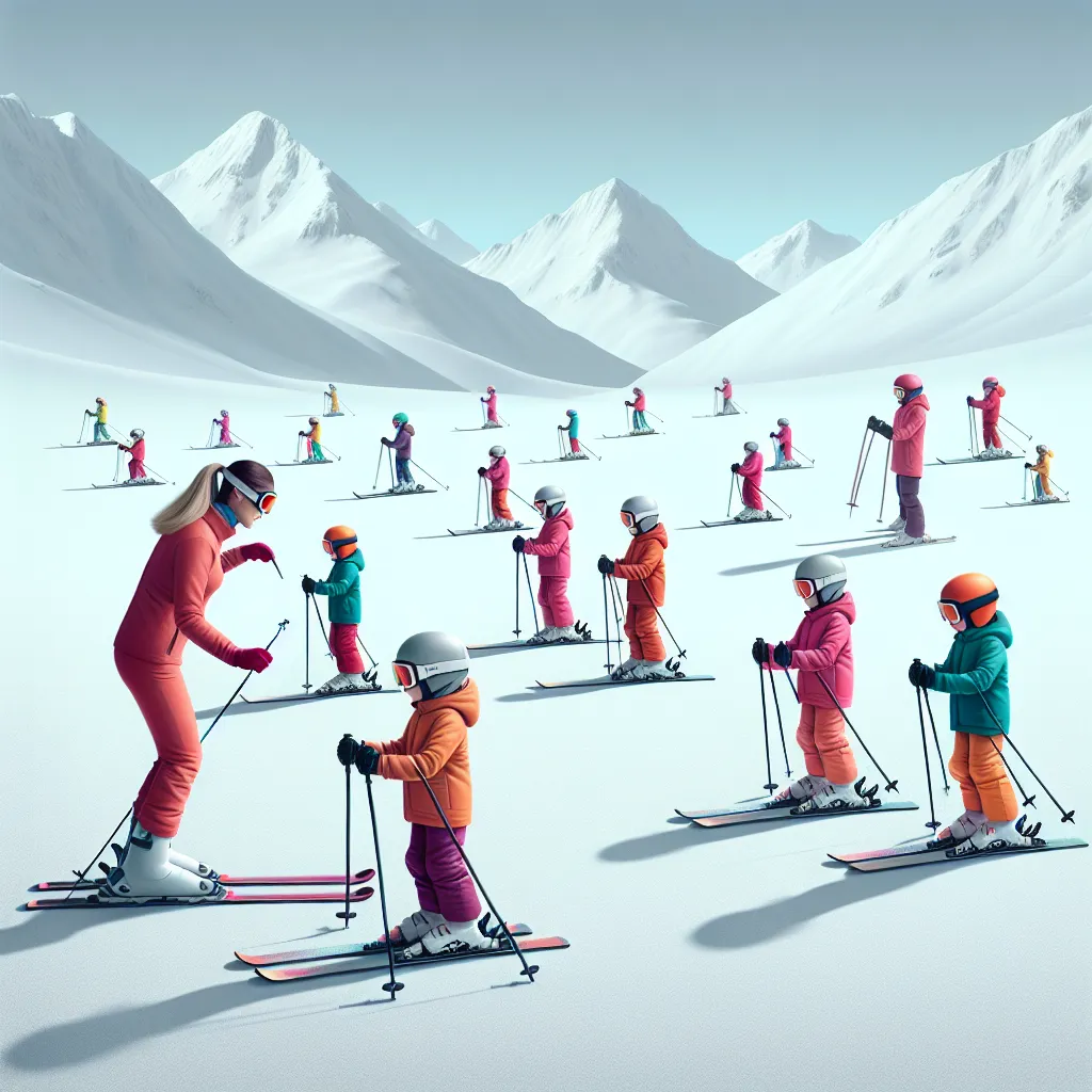 Learning to Ski at Guzet: ESF Ski School and Piou-Piou Club