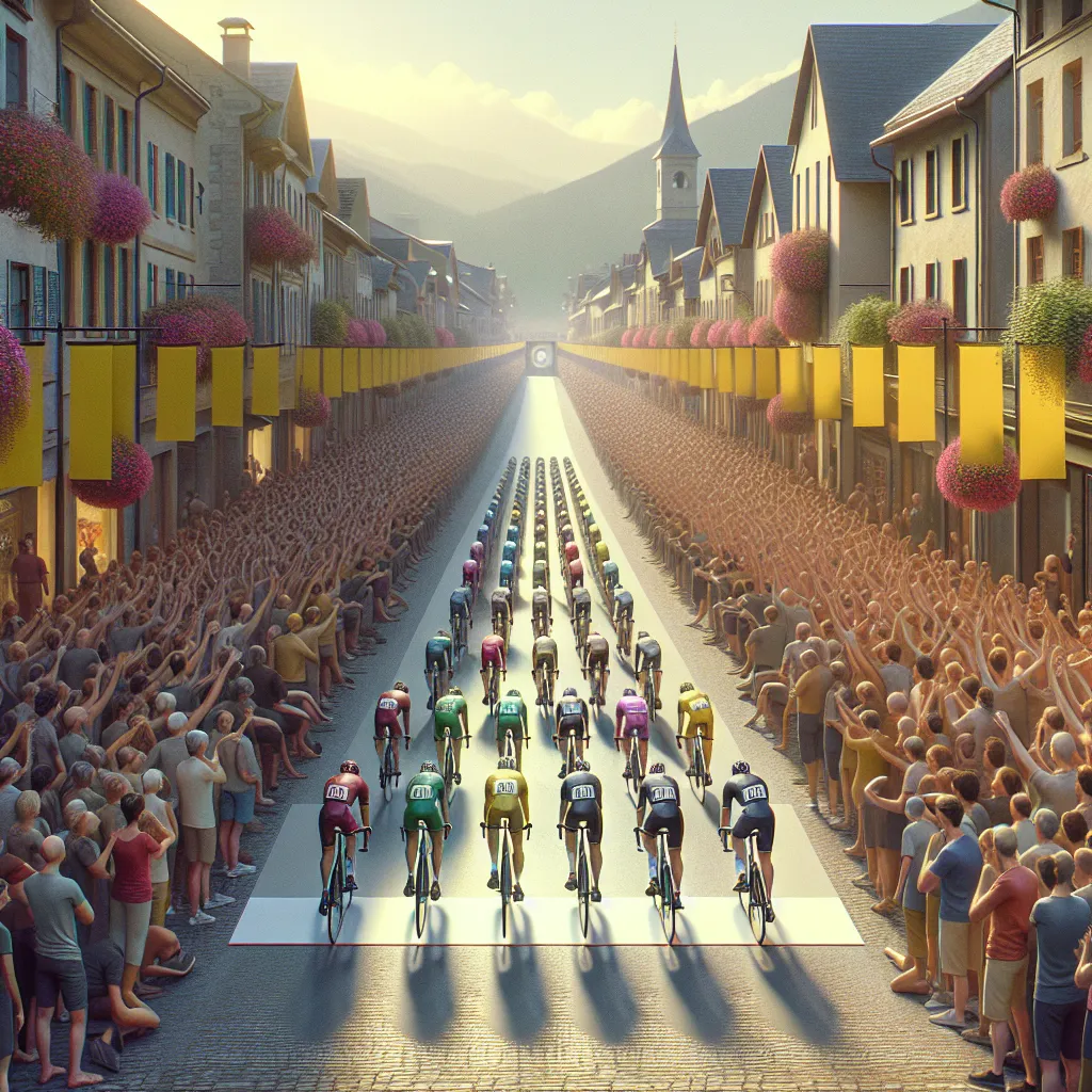 Tour de France in St Girons