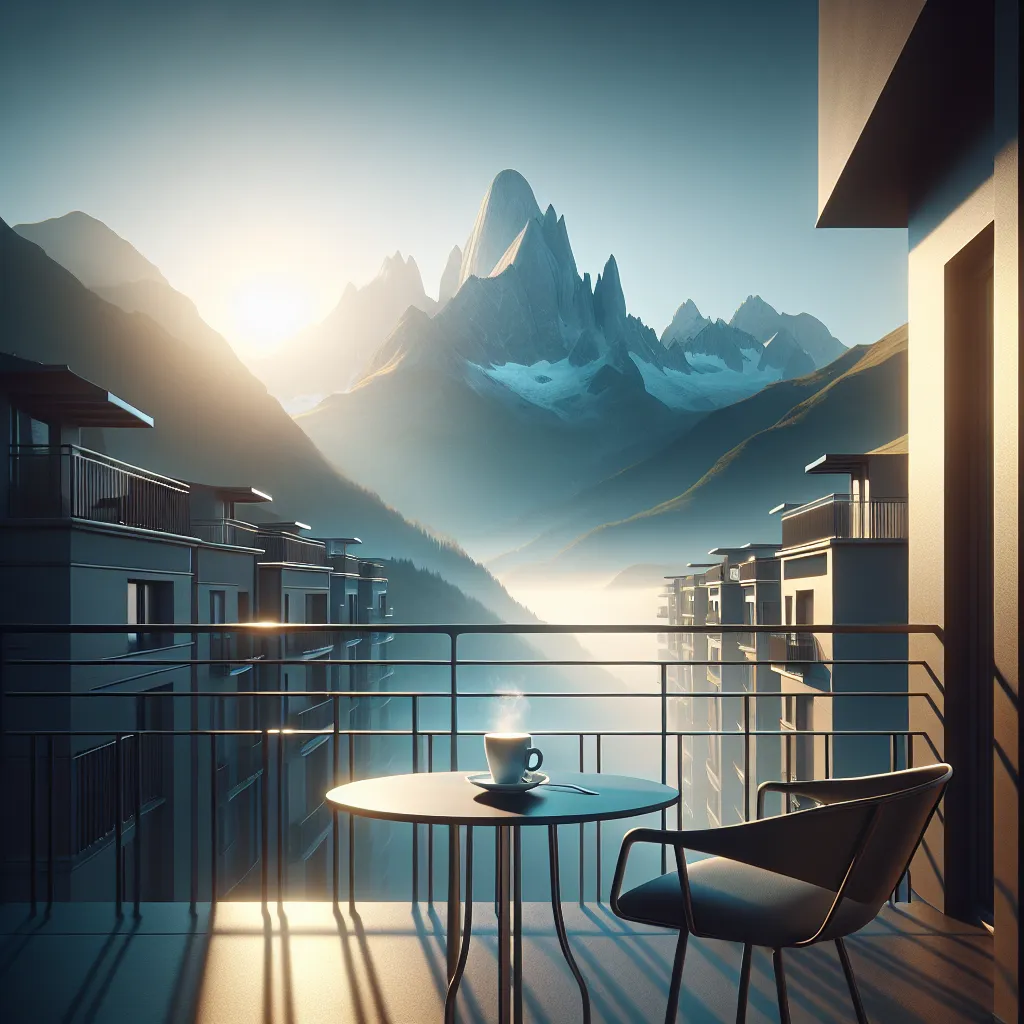Morning Coffee with Mountain View